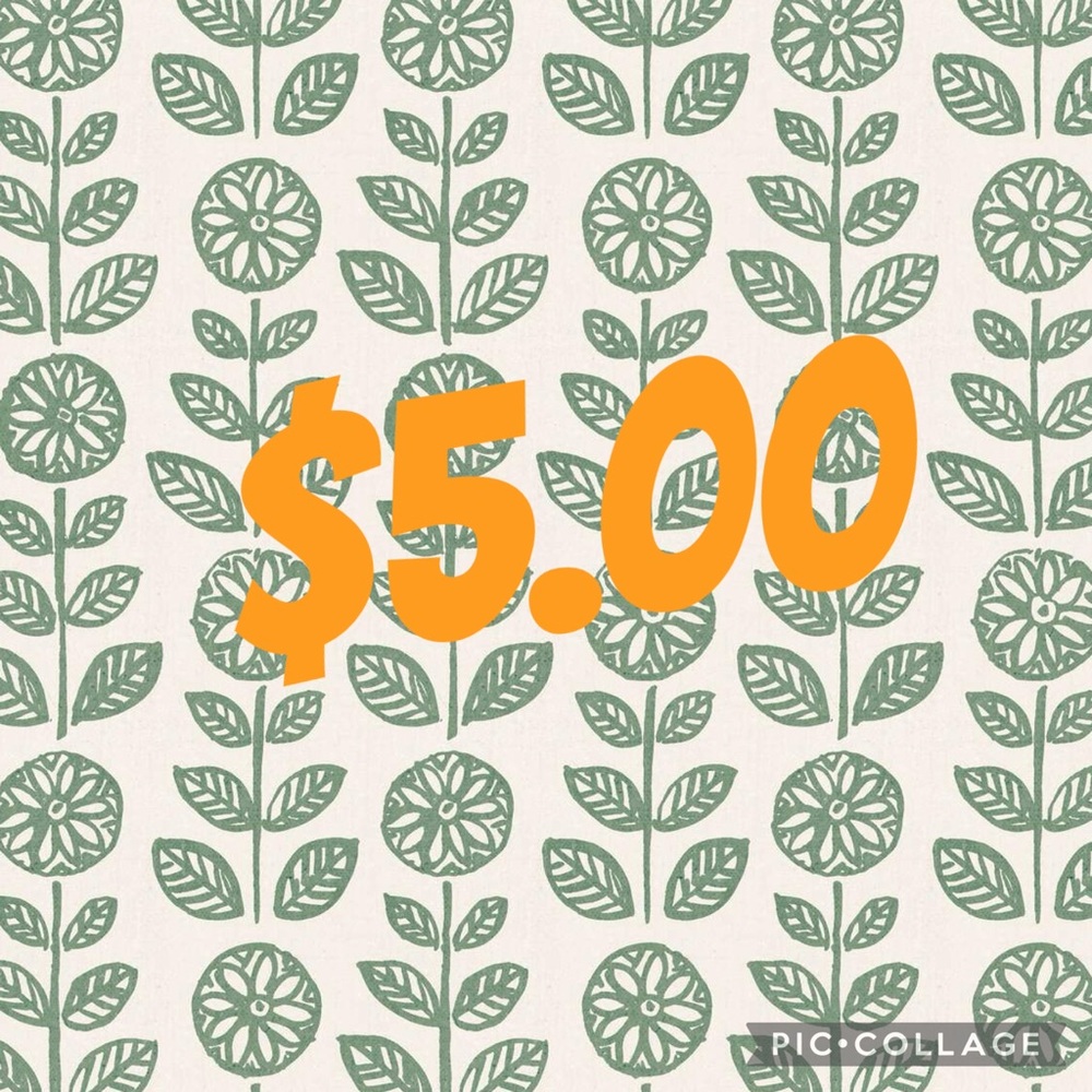 $5.00 Unlisted Show Item!